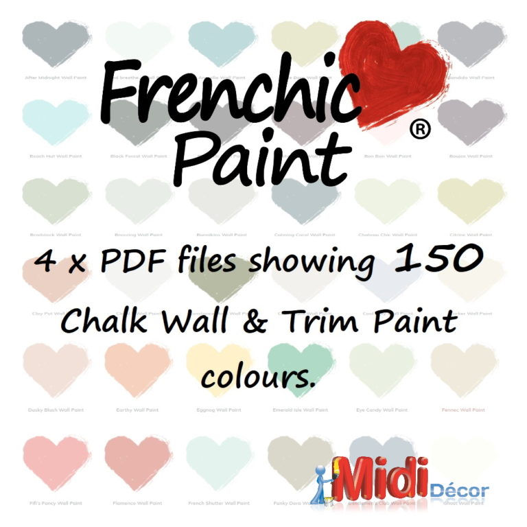 Frenchic Wall Paint Colour Charts Midi Décor St Chinian